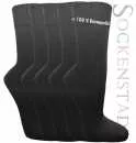 100 % Baumwollsocken Herren Schwarz